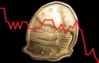 Canadian dollar weakens as coronavirus weighs on housing data