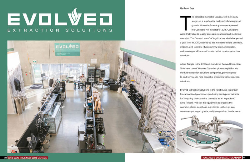 Evolved Extraction Solutions - Business Elite Canada Magazine