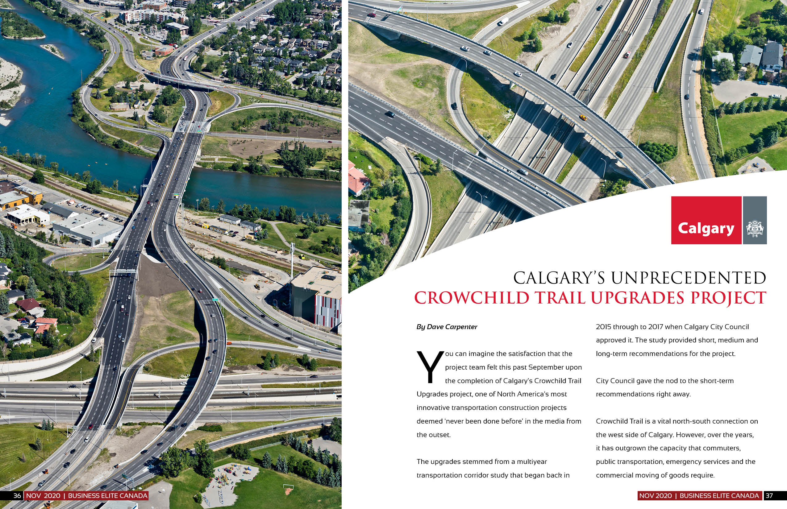 City of Calgary’s Crowchild Trail Upgrades Project