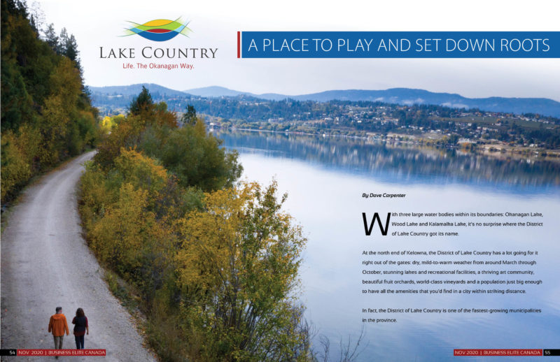 District of Lake Country Business Elite Canada Magazine