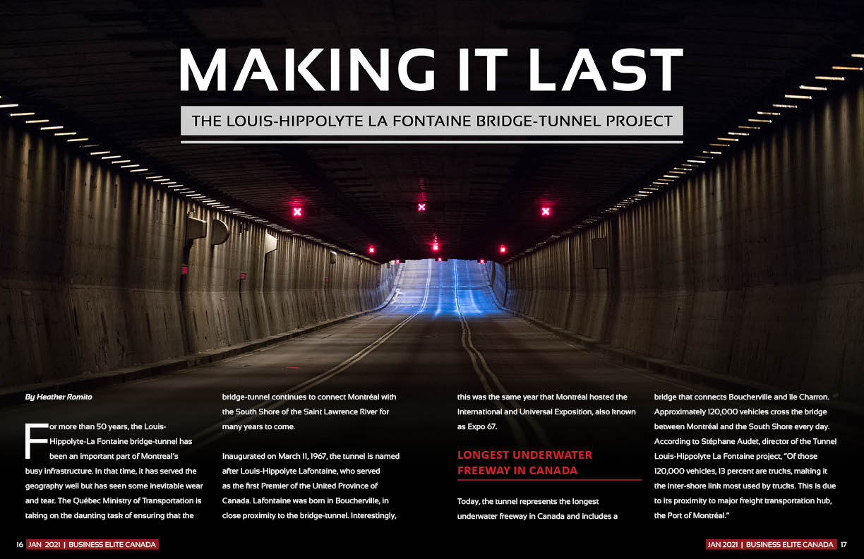 Louis-Hippolyte-La Fontaine Tunnel Rehabilitation Project