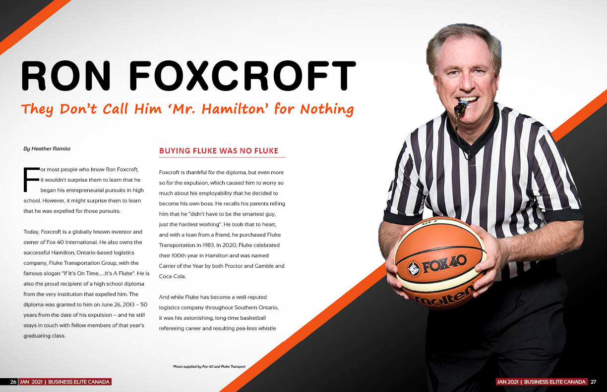 Executive Profile – Ron Foxcroft