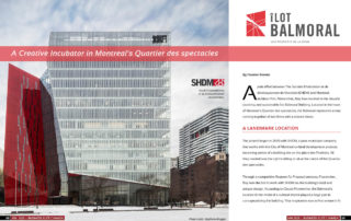 Société d’habitation et de développement de Montréal (SHDM) - Îlot Balmoral Project