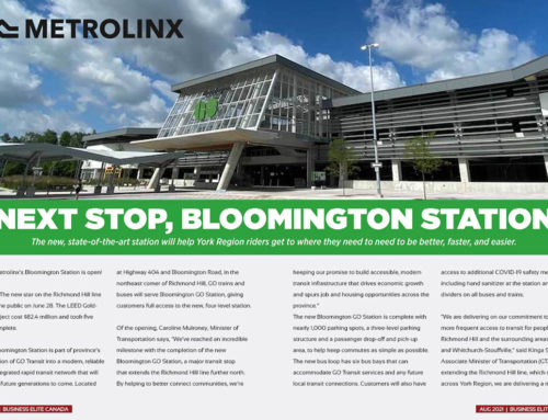 Metrolinx Bloomington GO Station Project