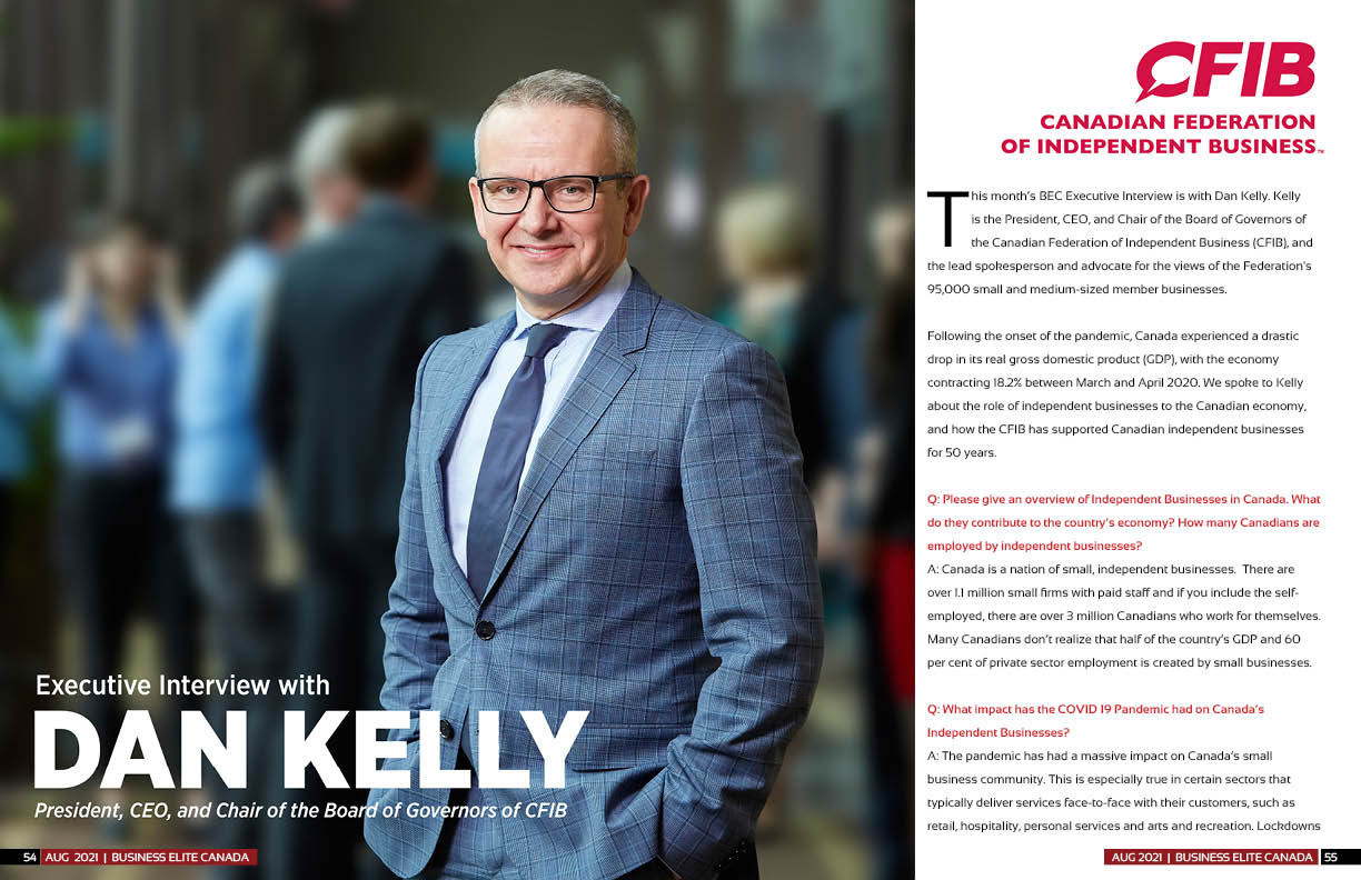 Executive Interview with Dan Kelly (CFIB)