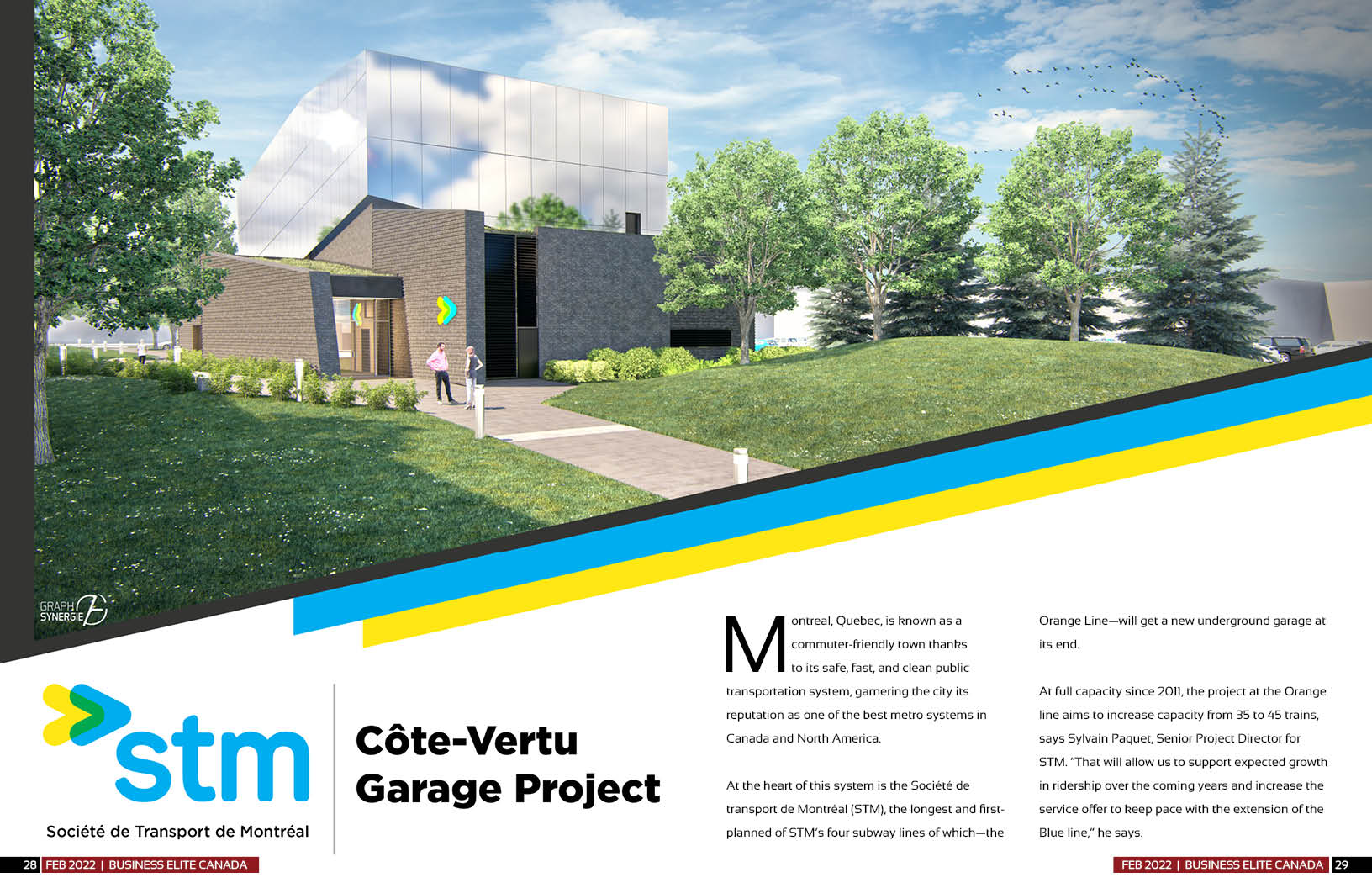 STM- Côte-Vertu garage project