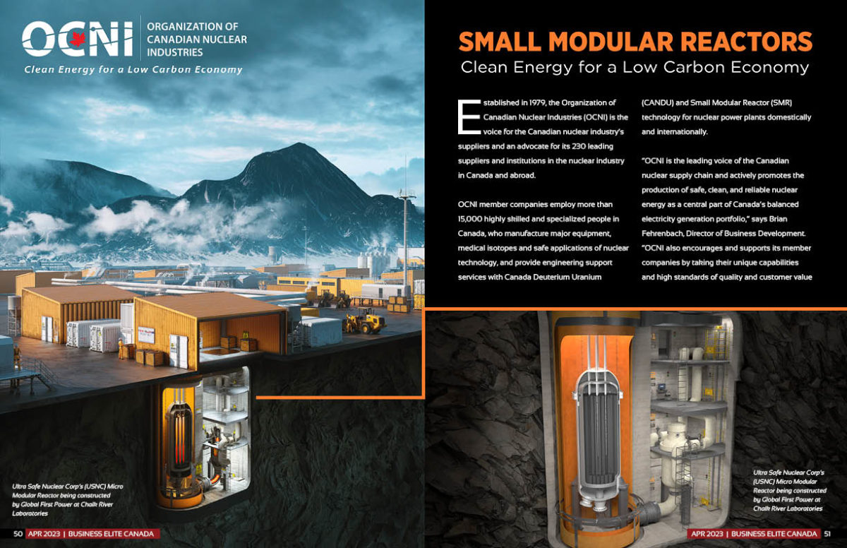 Organization of Canadian Nuclear Industries (OCNI) Business Elite
