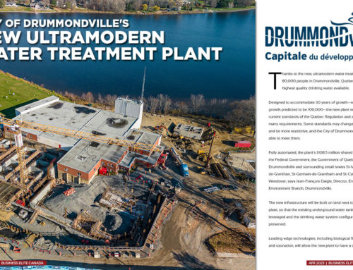 City of Drummondville’s New Ultramodern Water Treatment Plant