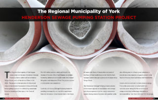 York Region’s Henderson Sewage Pumping Station Project