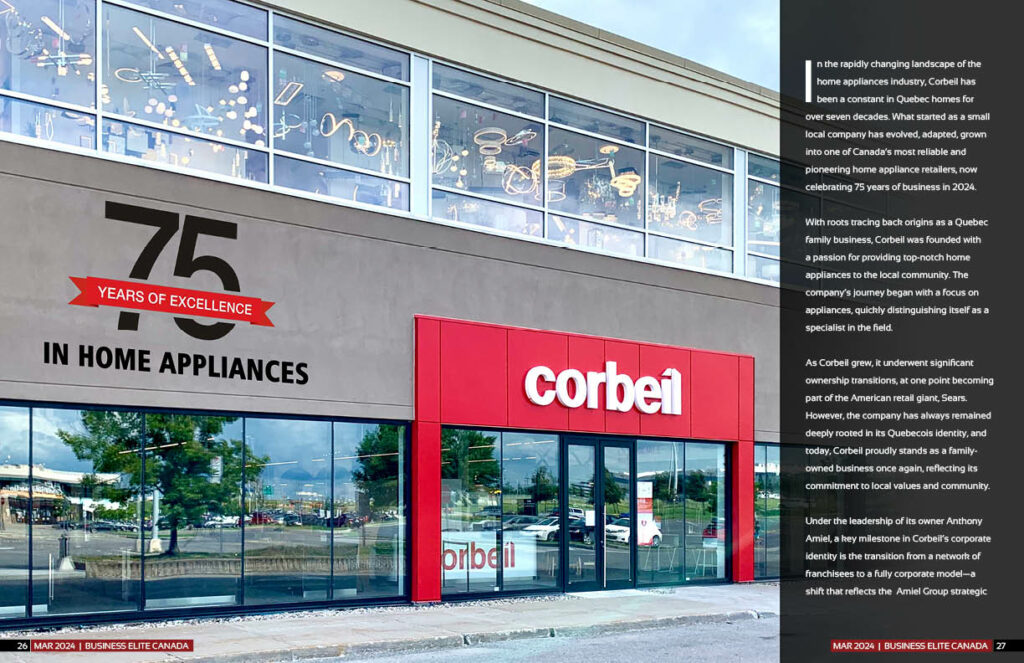Corbeil Appliances 75th Anniversary